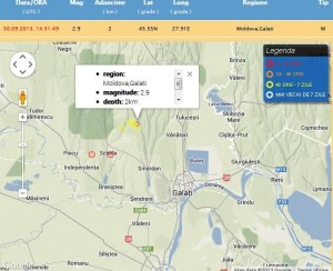 Zona seismica cutremure Izvoarele