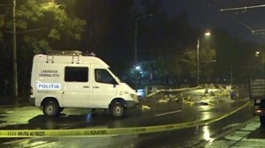 Locul tragicului accident din Bucuresti (foto: romaniatv.net)