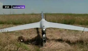 Avion fara pilot 100% romanesc (screenshot: digi24 video)