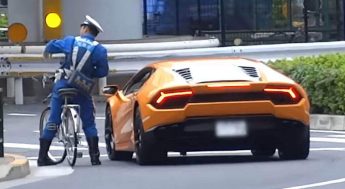 politist bicicleta lamborghini japonia