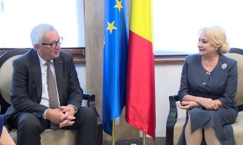 Viorica Dancila si Jean Claude Juncker