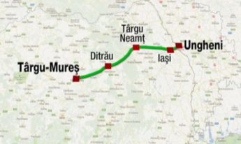 harta autostrada a8 iasi targu mures