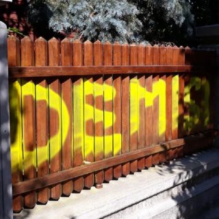 gard dragnea vandalizat demisia