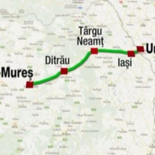 harta autostrada a8 iasi targu mures